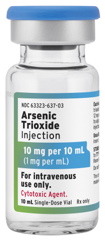 Arsenic Trioxide Injection (a generic of TRISENOX&reg;) is now available from Fresenius Kabi in a 10 mL  ... 