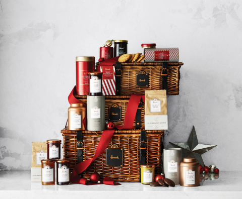 Harrods hampers to usa