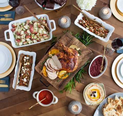 Zoës new heat-and-serve Holiday Turkey Dinner includes an appetizer, a roasted, French-cut turkey br ... 