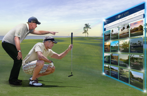 Golf Life Navigators Co-Founder Lynn Josephson working with a consumer. (Photo: Business Wire)