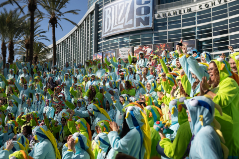 This year’s BlizzCon featured a “March of the Murlocs” to celebrate the beloved (or playfully reviled) creatures from Blizzard Entertainment’s World of Warcraft. (Photo: Business Wire)