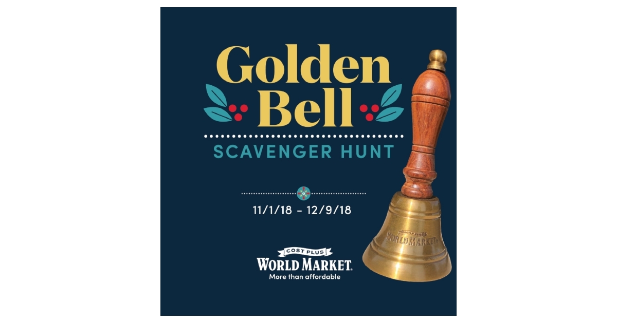 Cost Plus World Market Launches Its Golden Bell Scavenger Hunt