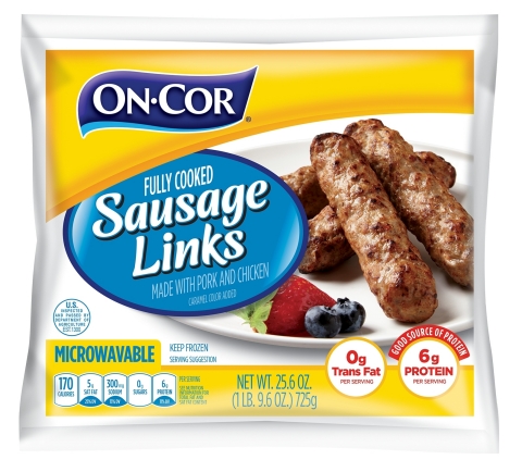 On-Cor Fully Cooked Sausage Links (Photo: Business Wire)