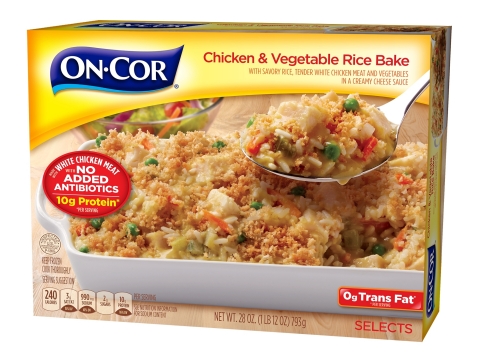 On-Cor Frozen Foods Unveils Industry First: Chicken Entrées with No ...