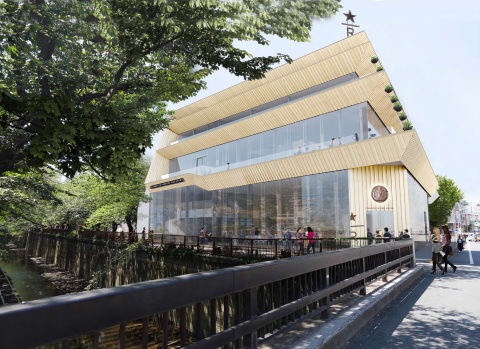 Starbucks announced it will open the Starbucks Reserve Roastery in Tokyo on February 28, 2019 in the Nakameguro district. The fifth globally, the Tokyo Roastery will be the first designed and built from-the-ground-up in collaboration with world-renowned architect and Kuma Lab founder, Kengo Kuma, to highlight Starbucks uncompromising pursuit of high-quality coffees and immersive retail innovation. (Photo: Business Wire)