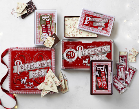 Williams Sonoma celebrates 20 years of iconic Peppermint Bark holiday confection (Photo: Business Wire)