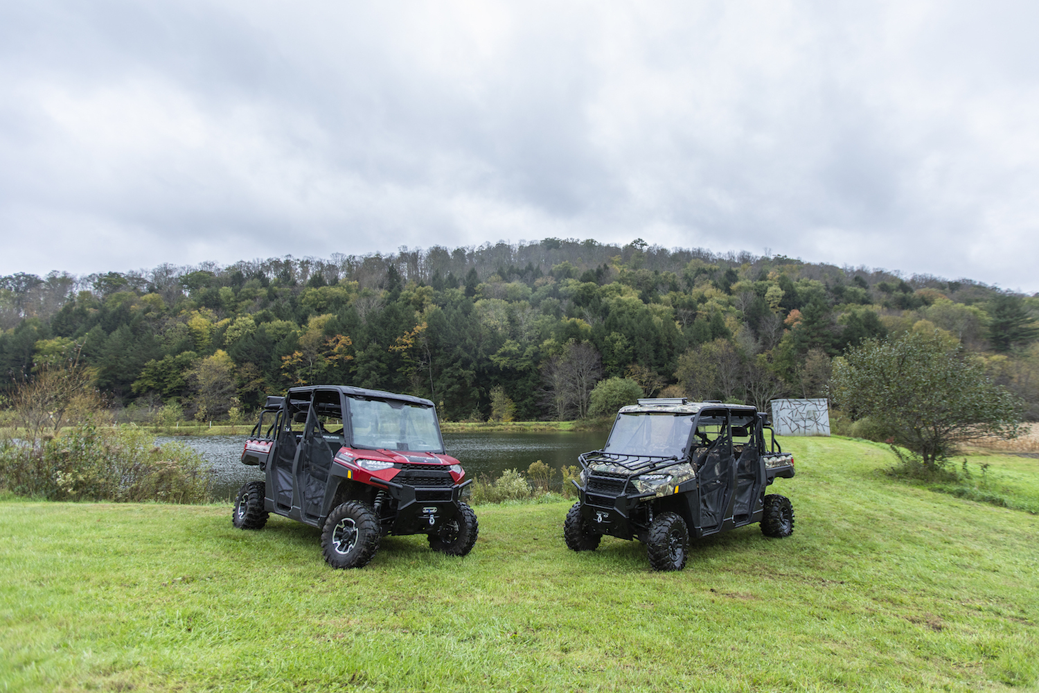 Polaris RANGER® and Football Great Joe Thomas Hunt with Wounded