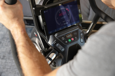 The Max Intelligence™ platform is a proprietary, cloud-based, adaptive coaching technology using artificial intelligence (AI) to help Bowflex Max Trainer® cardio machine users reach their fitness goals. (Photo: Business Wire)