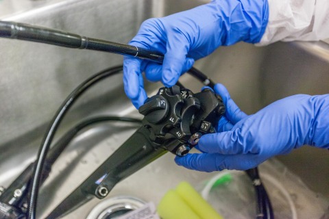 First-of-its-kind augmented reality application developed by Index AR Solutions and Riverside Health System will help assure proper cleaning of endoscopes. (Photo: Business Wire)