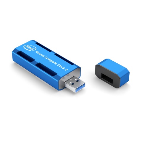 Intel Corporation introduces the Intel Neural Compute Stick 2 on Nov. 14, 2018, at Intel AI Devcon in Beijing. Designed to build smarter AI algorithms and for prototyping computer vision at the network edge, the Intel Neural Compute Stick 2 enables deep neural network testing, tuning and prototyping, so developers can go from prototyping into production. (Credit: Intel Corporation)