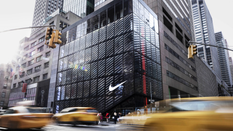 Nike opens its newest Nike House of Innovation as Nike NYC: a 68,000 sq. ft., six-level, cross-category premium Nike store at 650 Fifth Ave., in New York. (Photo: Business Wire)