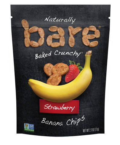 Bare Snacks®, creator of delicious Snacks Gone Simple®, today announced the launch of new bare® Strawberry Banana Chips. (Photo: Business Wire)