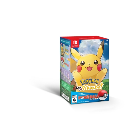 Starting today, Pokémon: Let's Go, Pikachu! and Pokémon: Let's Go, Eevee! can each be purchased in a bundle with the Poké Ball Plus accessory at a suggested retail price of $99.99, or separately at a suggested retail price of $59.99 each. (Photo: Business Wire)