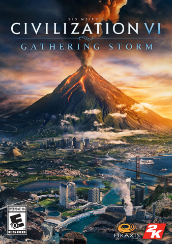 2K and Firaxis Games announced today that Sid Meier's Civilization® VI: Gathering Storm, the second expansion pack for the critically acclaimed and award-winning Sid Meier's Civilization® VI, will be available for Windows PC on February 14, 2019. (Graphic: Business Wire)
