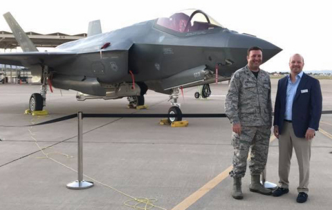 Luke Air Force Base names Perfect Water Technologies, Inc. president Jon Sigona as an Honorary Base Commander to the 56th Fighter Wing in Phoenix, AZ. (Photo: Business Wire)