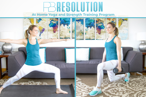PB Resolution is a 12-week digital yoga and strength training program. (Photo: Business Wire)