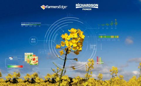 Farmers Edge suite of digital agronomic tools will be incorporated into Richardson Pioneer's extensive retail network.