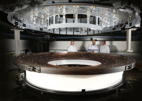 LSST secondary mirror, built by Harris Corp., prior to assembly integration (Photo: Business Wire)