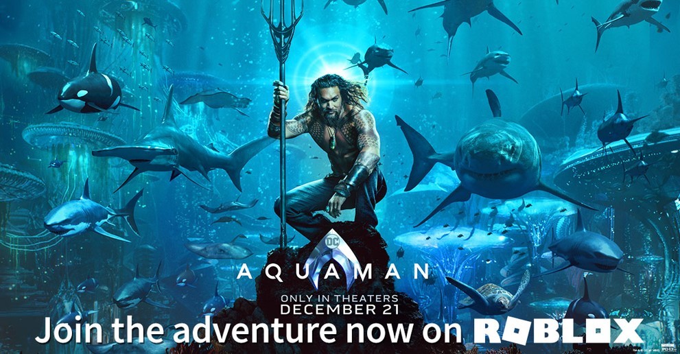 Roblox And Warner Bros Pictures Partner To Bring The World Of Aquaman To The Roblox Platform Business Wire - roblox events atlantis
