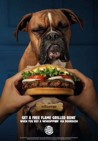 Burger King® Introduces the First Dog Bone Featuring Its Iconic Flame-Grilled Taste (Photo: Business Wire)