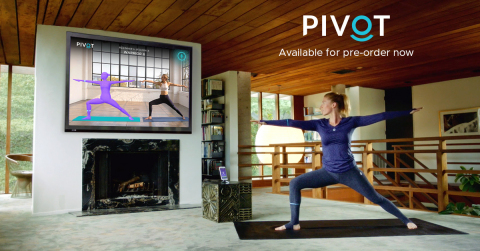 PIVOT Yoga, World’s Smartest Yoga Wear & Instructional Content, Puts a Private Yoga Studio in Your Home. (Graphic: Business Wire)