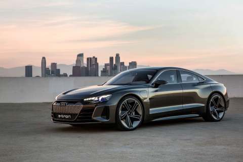 Audi e-tron GT concept debut at Los Angeles Auto Show (Photo credit: Audi)