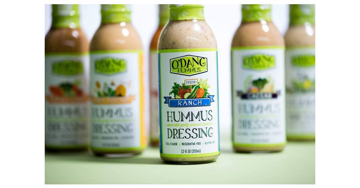 O’DANG Hummus™, Maker of Premium Hummus Dressings, Brings Line of