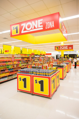 The new Fresco y Más store in Lauderhill boasts a Dollar Zone with over 1,000 everyday essentials for just $1, from grocery and cleaning to health and beauty. (Photo: Business Wire)