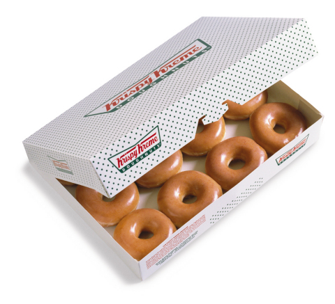 On 12/12 only, fans can purchase one dozen of the iconic Original Glazed® doughnuts for just $1 with the purchase of any dozen at participating shops across the United States. (Photo: Business Wire)