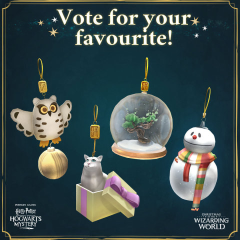 Harry Potter: Hogwarts Mystery Invites Players to Deck the Halls for Christmas in the Wizarding World (Graphic: Business Wire)