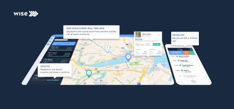 Wise Systems' autonomous dispatch and routing software uses machine learning to transform delivery operations for delivery fleets across industries from food and beverage to passenger transportation. (Photo: Business Wire)