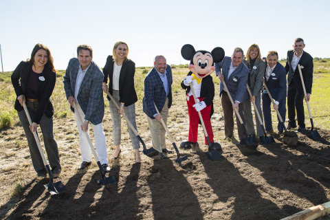 American Campus Communities and Walt Disney World representatives celebrate the groundbreaking of th ... 