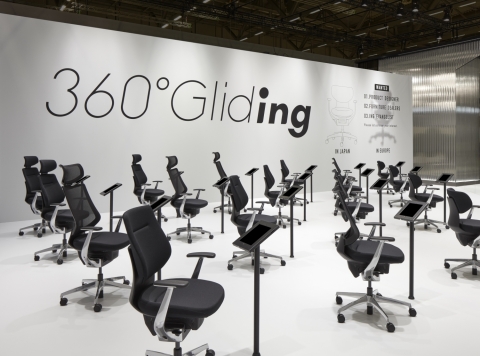 KOKUYO's exhibition to experience "Gliding in 360°" (Photo: Business Wire)