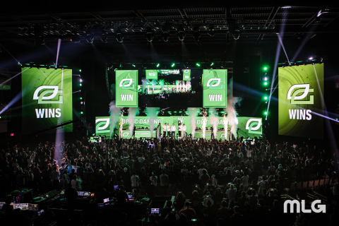 A sold-out crowd at CWL Las Vegas cheer OpTic Gaming to victory. (Photo: Business Wire)