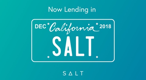 SALT is now lending in California (Graphic: Business Wire)