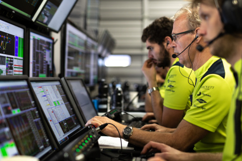 Spirent's technical partnership with Aston Martin Racing has dramatically reduced the team's high-speed LAN test and set-up time at FIAWEC events. (Photo: Business Wire)