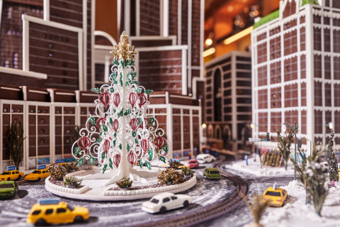 Gingerbread City a NYC Skyline Replica Presented By Williams Sonoma and StreetEasy (Photo: Business Wire)