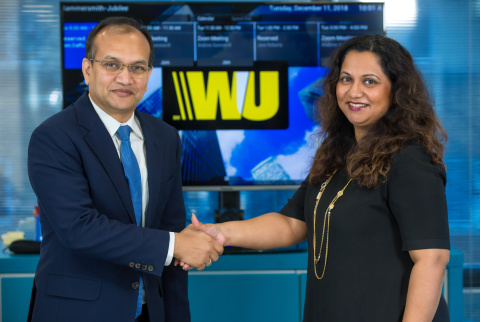 TerraPay CEO Ambar Sur and Head of Account Payout Network for Western Union Sobia Rahman (Photo: Business Wire)