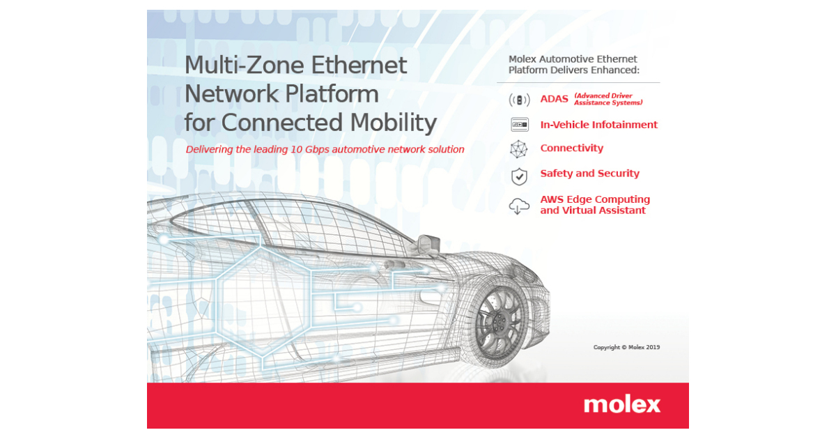 Molex Demonstrates Strength In Autonomous Vehicle Design With Enhanced Automotive Ethernet Network Platform Business Wire