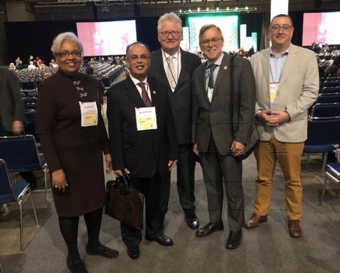 AURAK delegation during the SACSCOC conference in New Orleans” (Photo: AETOSWire)
