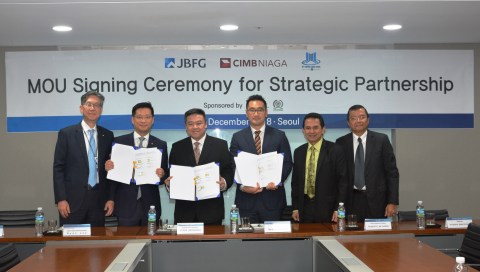 JB Financial Group (KRX:175330) signed a strategic memorandum of understanding (MOU) with CIMB Niaga ... 