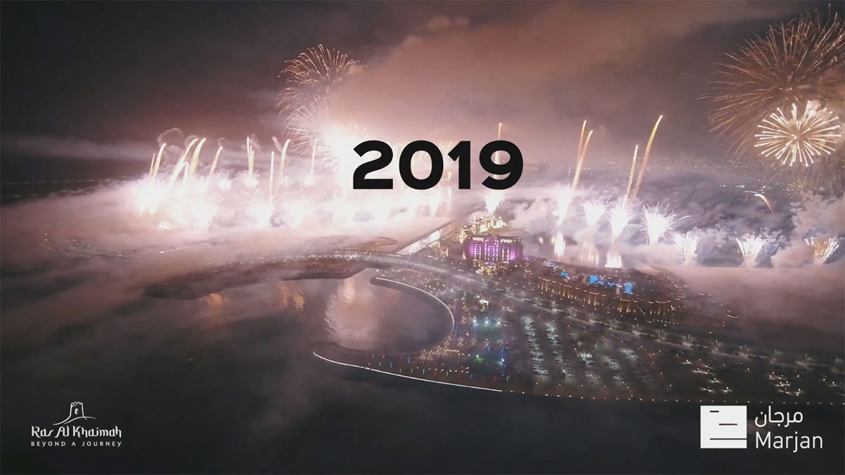 Ras Al Khaimah 2019 New Year Promise (Press Video: AETOSWire)