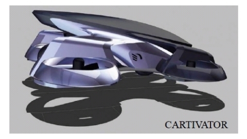 空飛ぶクルマ「CARTIVATOR（カーティベーター）」（画像：ビジネスワイヤ）