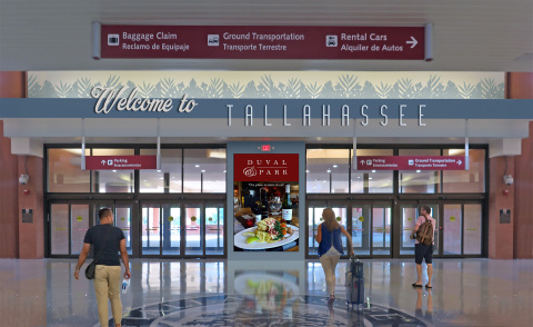 The new digital walls at TLH at arrivals and baggage claim will be the first of its kind in an airpo ... 