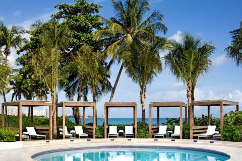 Poolside at newly opened El San Juan Hotel, Curio Collection in San Juan, Puerto Rico (Photo: Business Wire)