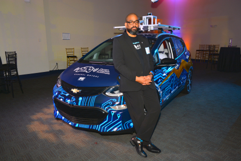 Karreem Hogan of North Carolina A&T State University, participant in the AutoDrive Challenge. (Photo ... 