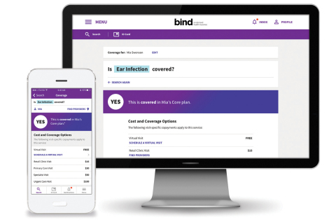 The Bind plan puts power in consumers' hands and allows them to design their health benefits coverag ... 