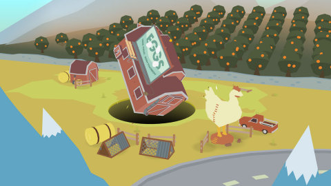 Donut County is a story-based physics puzzle game where you play as an ever-growing hole in the ground. (Graphic: Business Wire)