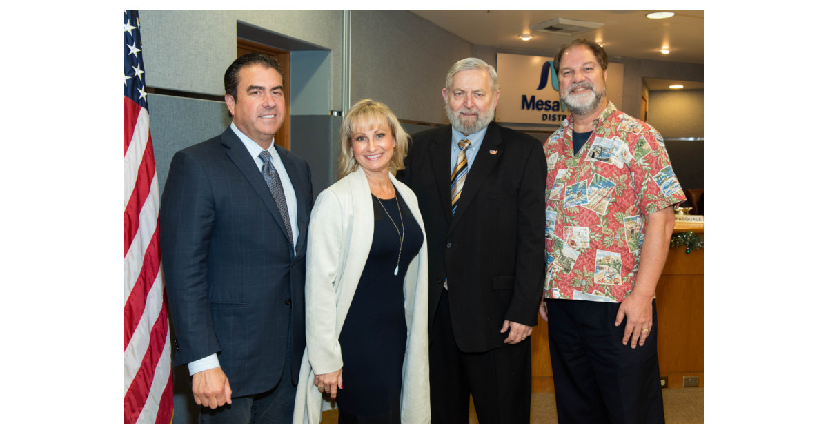 Shawn Dewane, Marice H. DePasquale and Jim Atkinson ReElected to the Mesa Water District Board
