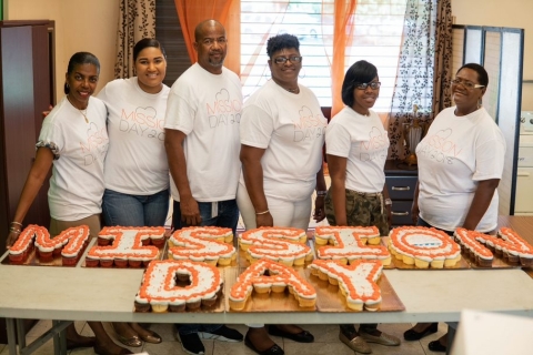 Team BTC in the Bahamas showed up for Mission Day (Photo: Business Wire)